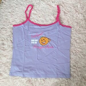 Early 2000s purple & pink intimates cami tank